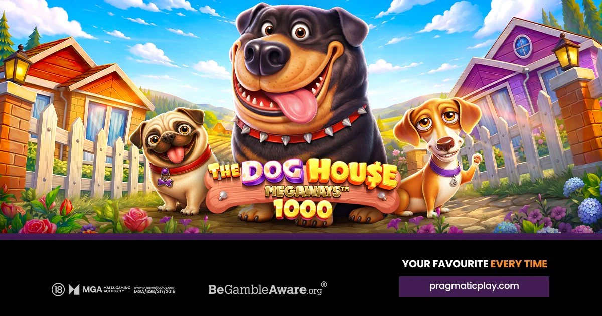 The Dog House Megaways 1000 key art